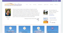 Desktop Screenshot of innovativehealing.com